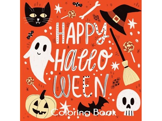 Happy Halloween Coloring Book