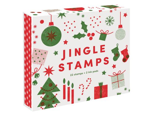 Jingle Stamps: 22 Stamps + 2 Ink Pads