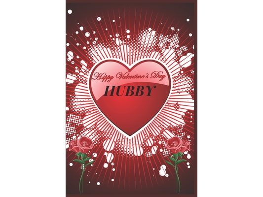 Happy Valentine's Day Hubby: Specially Valentines Day Gift For Husband.Book Size 6" x 9", Pages 120 and Matte Finish Cover.Notebook