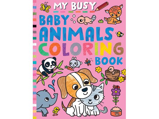 My Busy Baby Animals Coloring Book