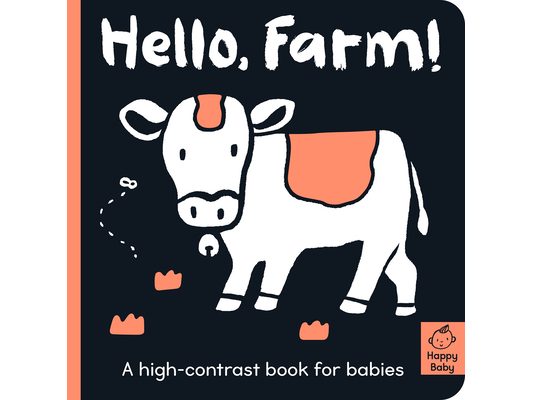 Hello Farm!: A High-Contrast Book for Babies
