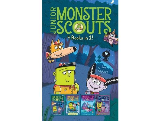 Junior Monster Scouts 4 Books in 1!: The Monster Squad; Crash! Bang! Boo!; It's Raining Bats and Frogs!; Monster of Disguise
