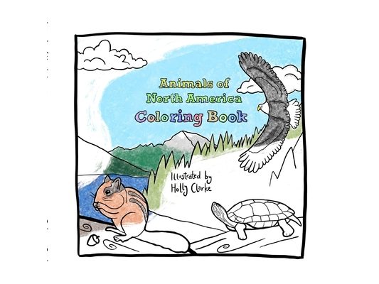 Animals of North America Coloring Book