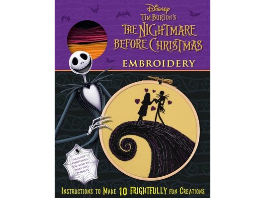 Disney Tim Burton's the Nightmare Before Christmas Embroidery - Craft Kit - Craft Gift for Disney Fans - Officially Licensed