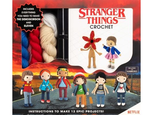 Stranger Things Crochet - Eleven and Demogorgon Amigurumi - Yarn, Safety Eyes, Crochet Hook and Instructional Booklet - Craft Gift for Stranger Things