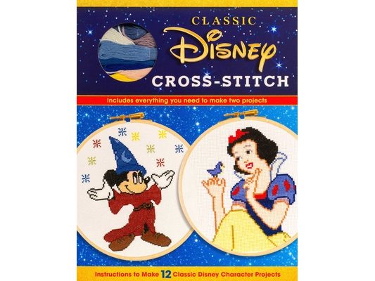 Classic Disney Cross-Stitch - Craft Gift for Disney Fans - Cross-Stitch Kit for Adults, Officially Licensed