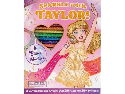 Sparkle with Taylor! a Glitter Coloring Kit