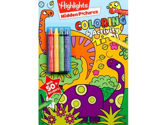 Highlights Hidden Pictures Coloring with Crayons