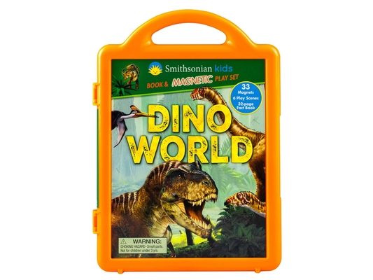 Smithsonian Kids: Dinoworld Book and Magnetic Play Set
