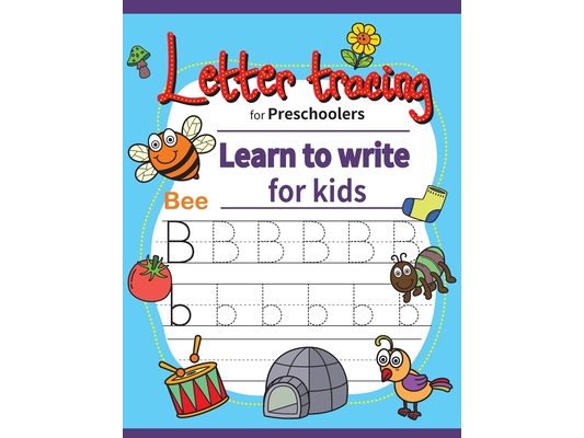 Letter tracing for preschoolers: learn to write for kids, letter tracing book, kindergarten workbook, alphabet flash cards. Practice handwriting workb