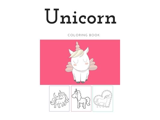 Unicorn Coloring Book: For Kids (4-8) with fun and inspiring Unicorns