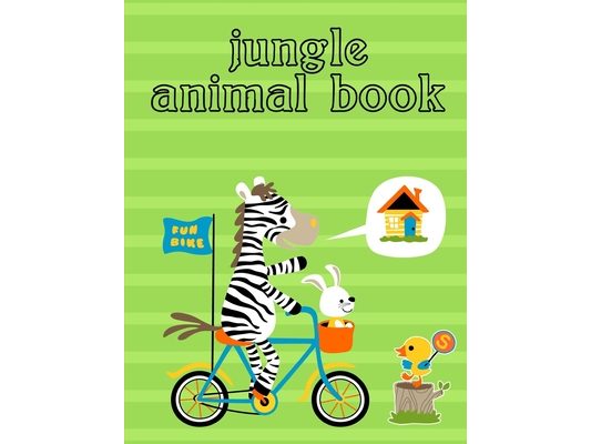 Jungle Animal Book: A Funny Coloring Pages, Christmas Book for Animal Lovers for Kids