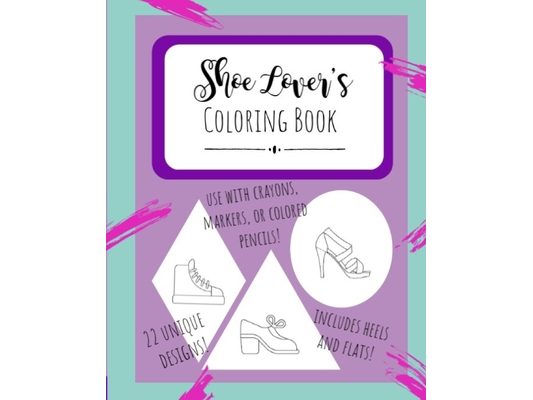 Shoe Lover's Coloring Book: Design your Shoes Fashion Notebook Creative Sketchbook for Adults and Kids