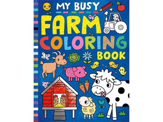 My Busy Farm Coloring Book