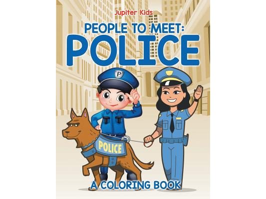 People to Meet: Police (A Coloring Book)