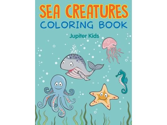 Sea Creatures Coloring Book