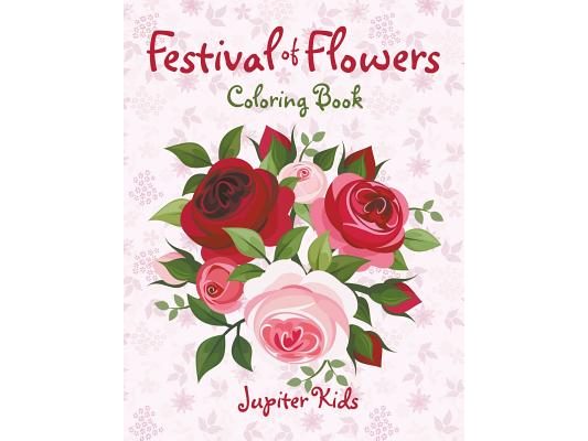 Festival of Flowers Coloring Book