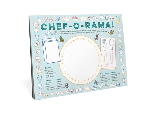 Eat Drink Color Draw! Activity Placemats