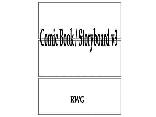 Comic Book / Storyboard v3: 50 Pages 8.5" X 11"