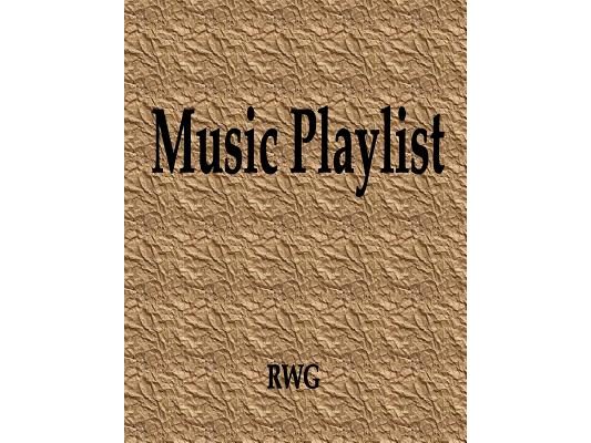 Music Playlist: 50 Pages 8.5" X 11"
