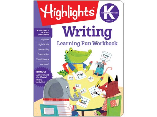 Kindergarten Writing: Learning Fun Workbook