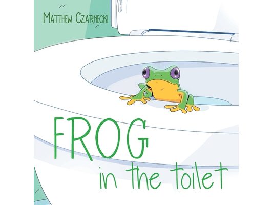 Frog in the toilet
