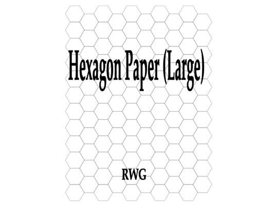 Hexagon Paper (Large): 150 Pages 8.5" X 11"