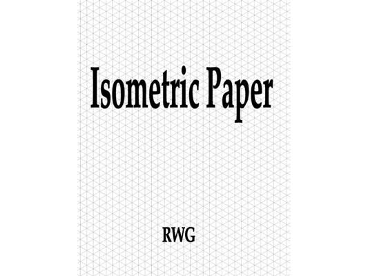 Isometric Paper: 200 Pages 8.5" X 11"