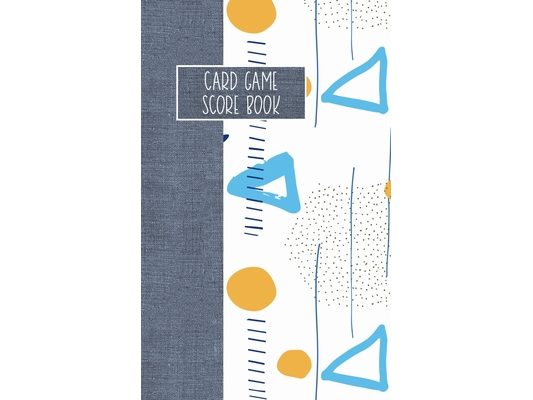 Card Game Score Book: For Tracking Your Favorite Games - Geometric