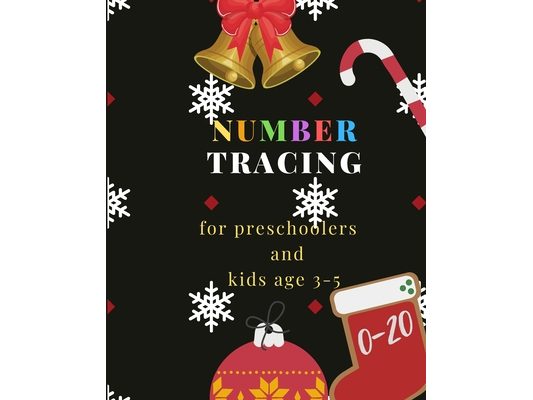 0-20 Number tracing for Preschoolers and kids Ages 3-5: Book for kindergarten.100 pages, size 8X10 inches . Tracing game and coloring pages . Lots of