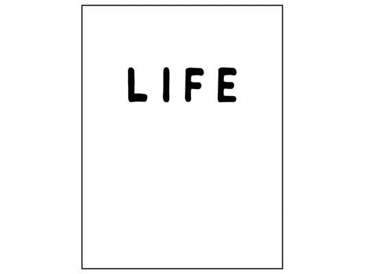 Life: Black and white Decorative Book - Perfect for Coffee Tables, End Tables, Bookshelves, Interior Design & Home Staging A
