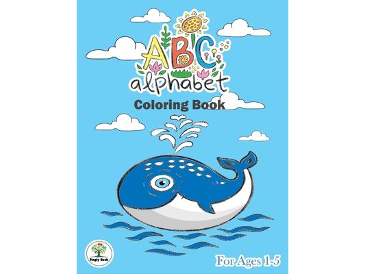ABC Alphabet Coloring Book For Ages 1-5: ABC letter tracing book for preschooler & ABC coloring book.