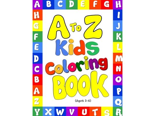 A to Z Kids Coloring Book! Uppercase Letters and Lowercase Letters Coloring Fun: Suitable for Ages 3-6! Children's Educational Book Series, Alphabet L