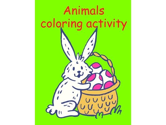 Animals coloring activity: Funny Animals Coloring Pages for Children, Preschool, Kindergarten age 3-5