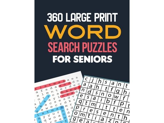 360 Large Print Word Search Puzzles for Seniors: Word Search Brain Workouts, Word Searches to Challenge Your Brain, Brian Game Book for Seniors in Thi