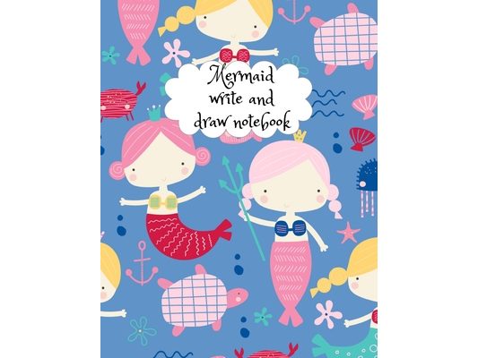 Mermaid write and draw notebook