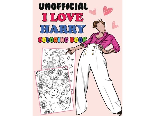 Unofficial I Love Harry Coloring Book: Harry S Fan Gift Coloring Book