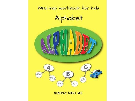 Mind map workbook for kids - Alphabets