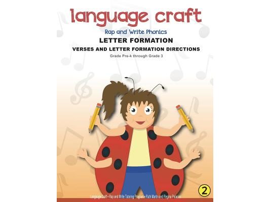 Language Craft Rap and Write Phonics Letter Formation Verses: Verses and Letter Formation Directions