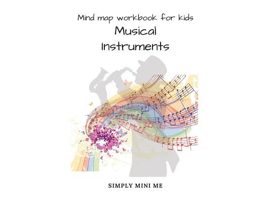 Mind map workbook for kids - Musical Instruments
