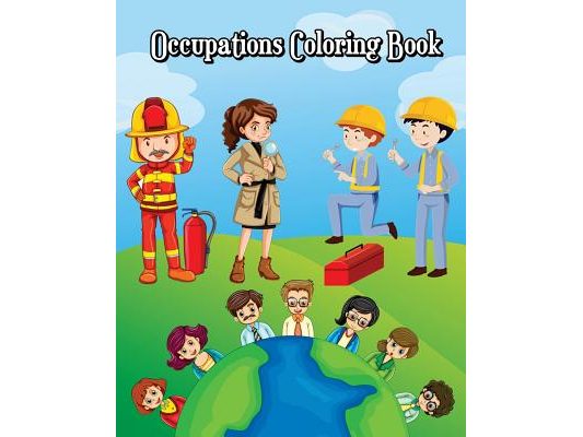 Occupations Coloring Book: Easy Coloring Pages for Little Hands with Thick Lines, Fun Early Learning! (Learn About Occupations for Kids)