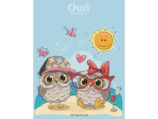 Owls Coloring Book 2