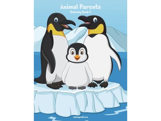 Animal Parents Coloring Book 2