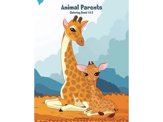 Animal Parents Coloring Book 1 & 2