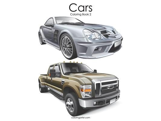 Cars Coloring Book 2