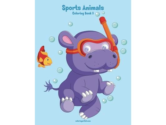 Sports Animals Coloring Book 3