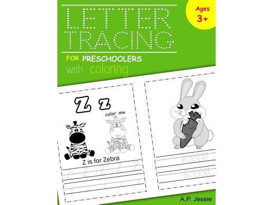 Letter Tracing for Preschoolers with Coloring: A to Z, Handwriting Practice, Color Me