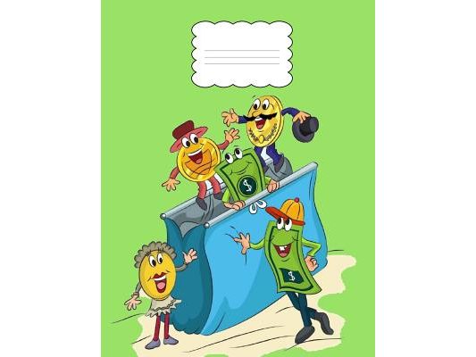 Wacky Wallet Drawing Book: The adventures of Bill & Penny in the world of Money drawing book