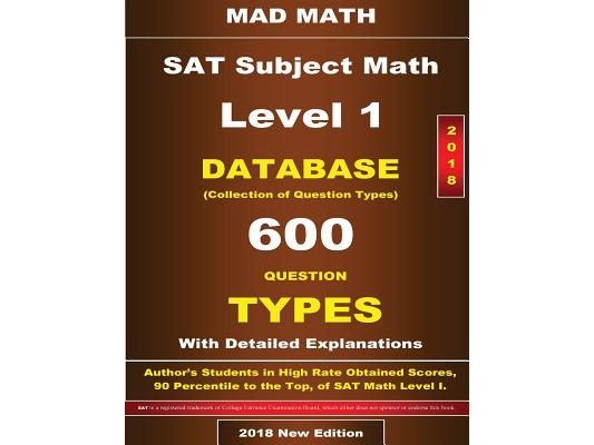 2018 SAT Subject Math Level I Database