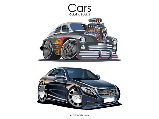 Cars Coloring Book 3